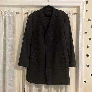 JOS. A BANK Charcoal Mens Topcoat 46R